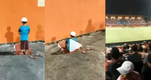 Video Viral, Bocah Sholat Terekam Melaksanakan Sholat Saat Pertandingan Bola