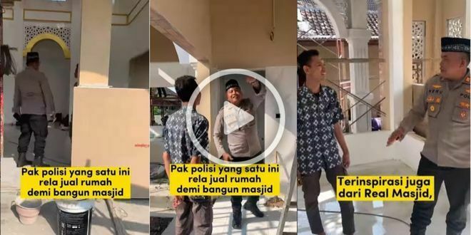 Cerita Kapolsek di Jogjakarta Jual Rumah Demi Bangun Masjid Polsek