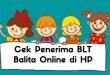 Cek Penerima BLT Balita Online di HP